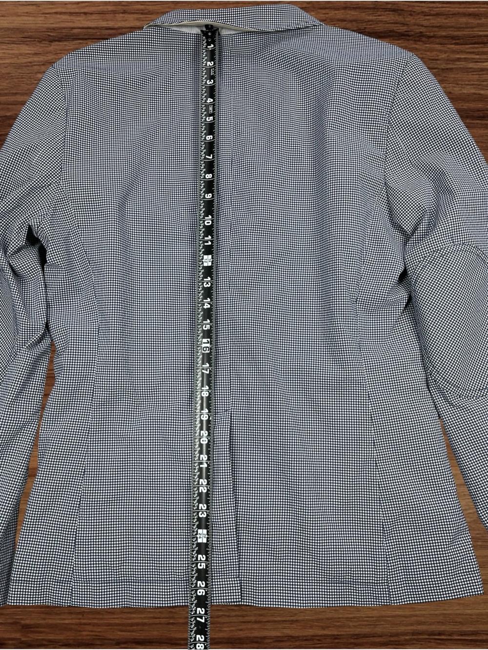Nifty Genius Men’s Lightweight Navy Blue Micro-check Jacket. Size Small - Picture 10 of 15